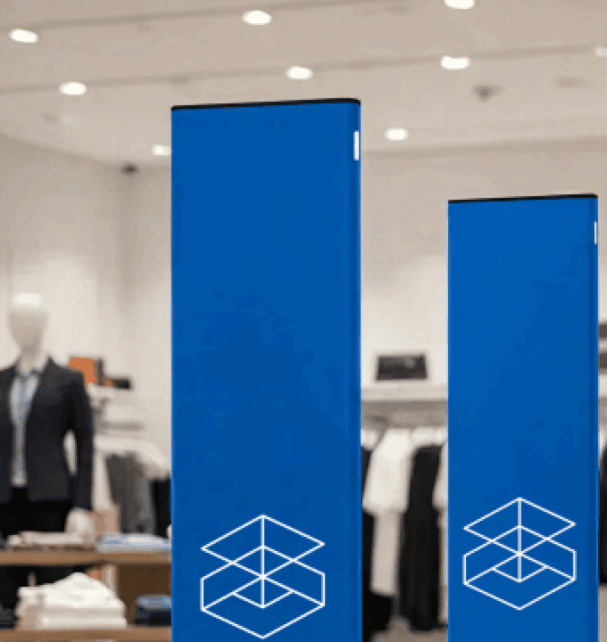 Sensomat POS display in retail environment